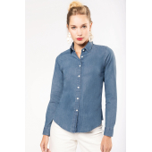 Damesblouse chambray